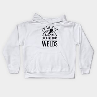 Judging Your Welds Kids Hoodie